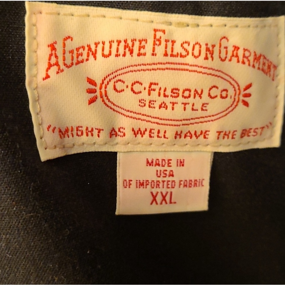 Vintage FILSON ❤️Waxed Coat & Wool Vest, XXL
